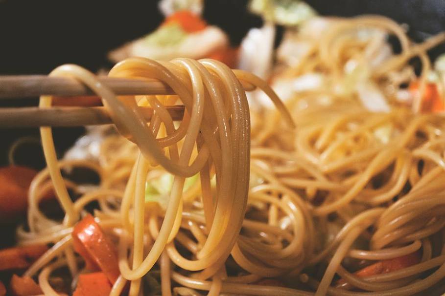 pasta, spaghetti, sauce