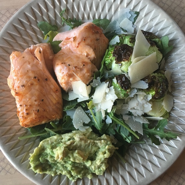 salmon, smoked salmon, lemon