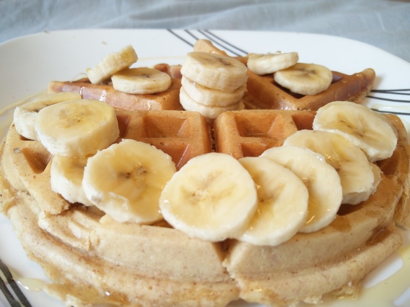 banana, sweet, cake, pastry, butter, cream, peanut butter, chocolate