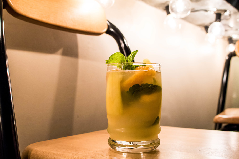 mint, cocktail, ice, sweet, juice, tea