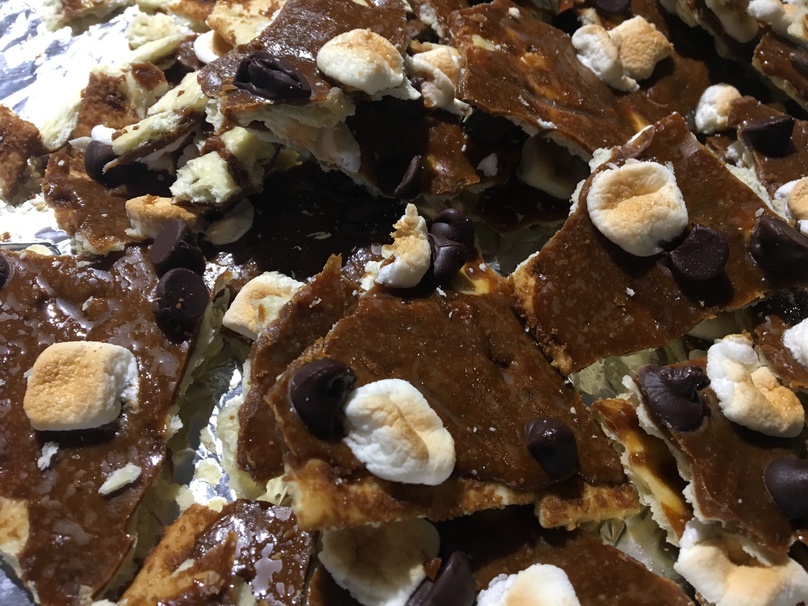 chocolate, marshmallow, peanut