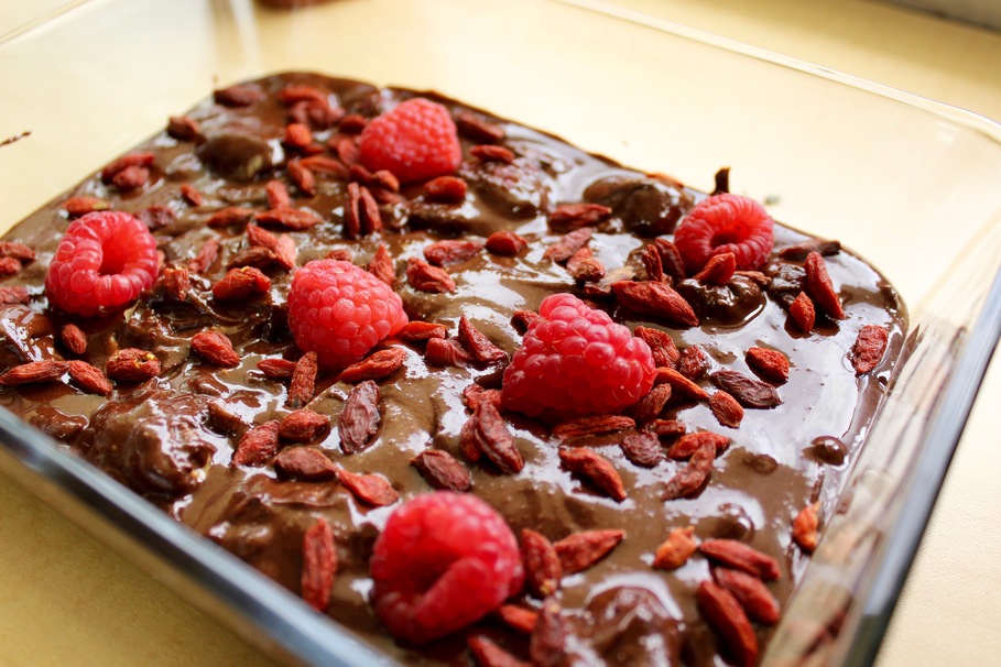 chocolate, sweet, berry