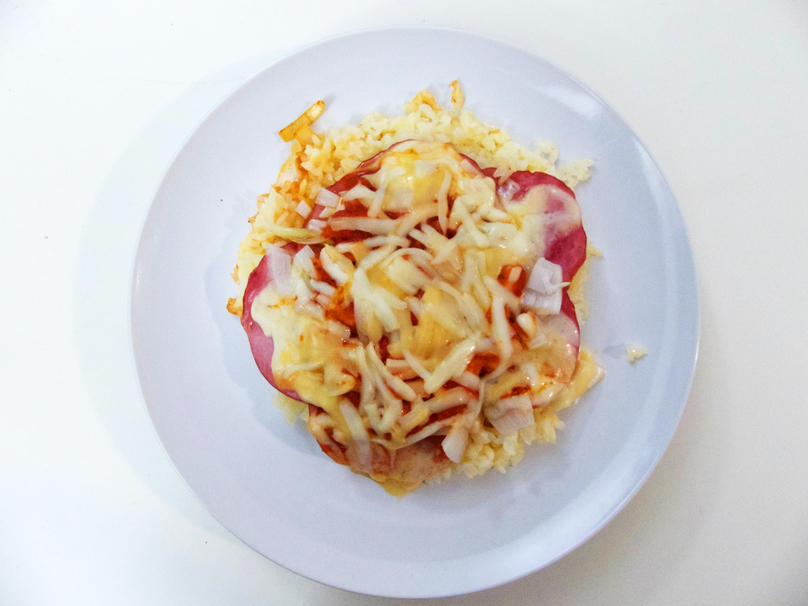 sauce, cheese, meat, pasta, vegetable