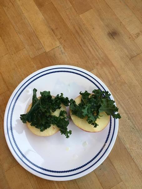 parsley, kale, spinach, cheese, garlic