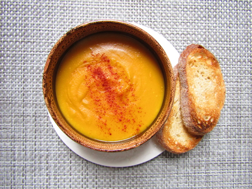 cream, soup, sweet, pumpkin, bread