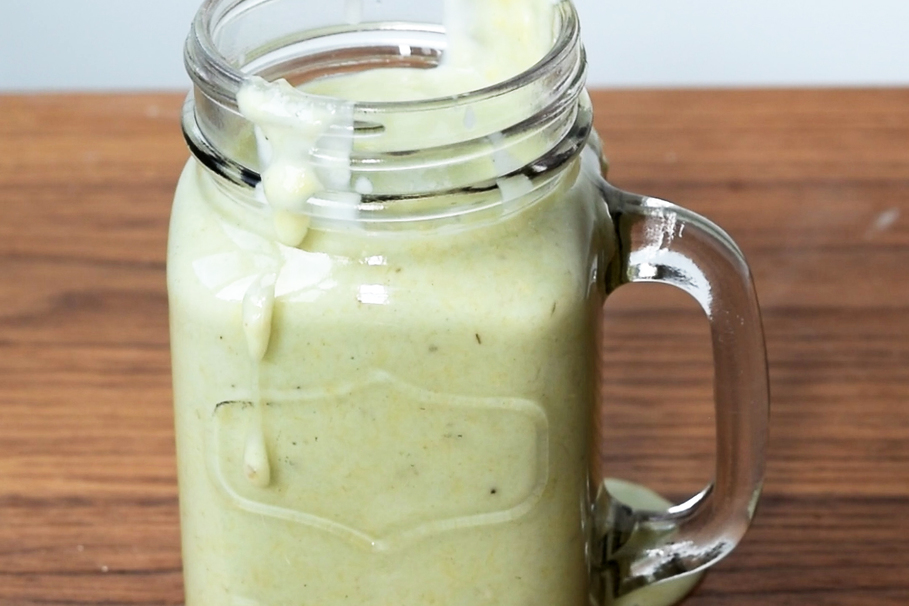 cream, yogurt, smoothie, milk