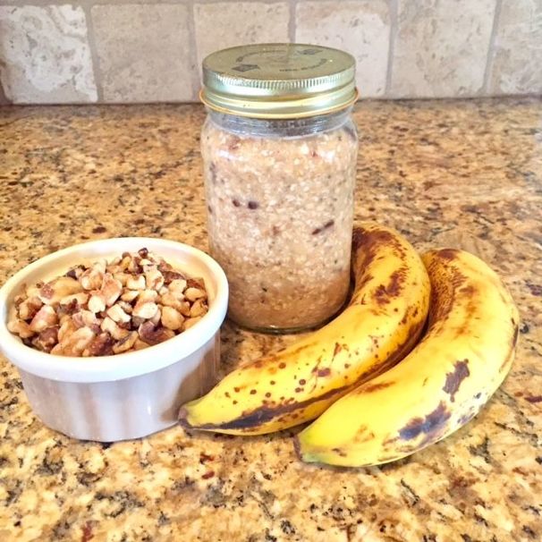 oatmeal, cinnamon, banana