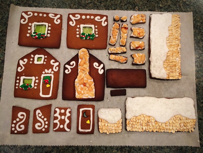 How to Make a Gingerbread House with With Leftover Christmas Candy
