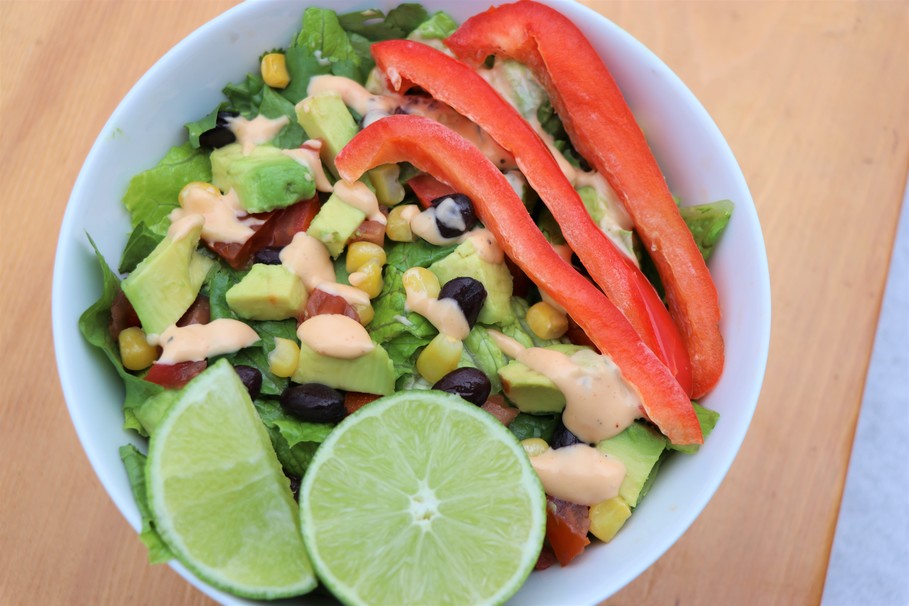 vegetable, pepper, salad