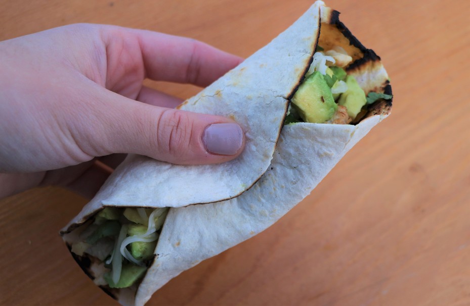 bread, vegetable, fish