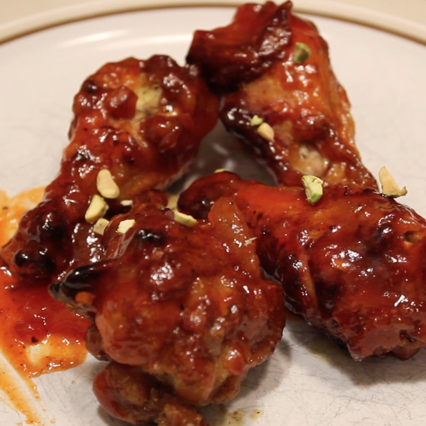 honey, pork, meat, teriyaki, sauce, chicken wings, chicken