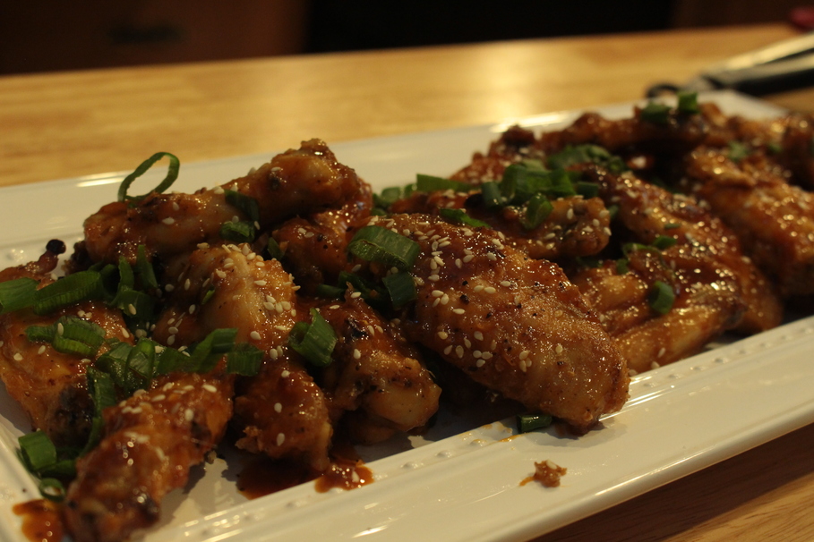 ginger, sauce, chicken wings, teriyaki, chicken