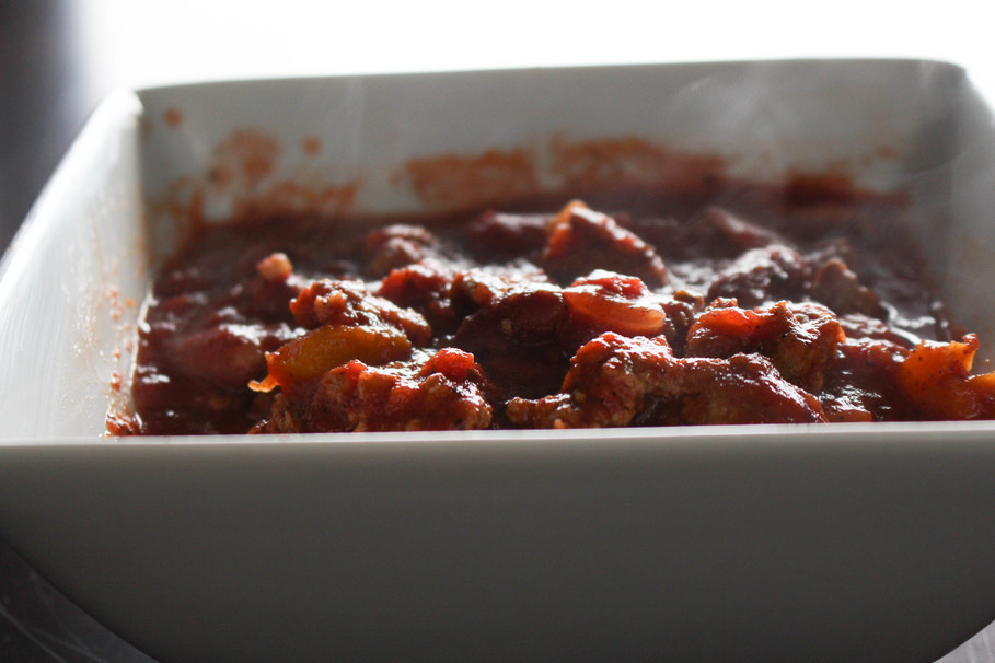 tomato, vegetable, beef, meat, sauce, chili