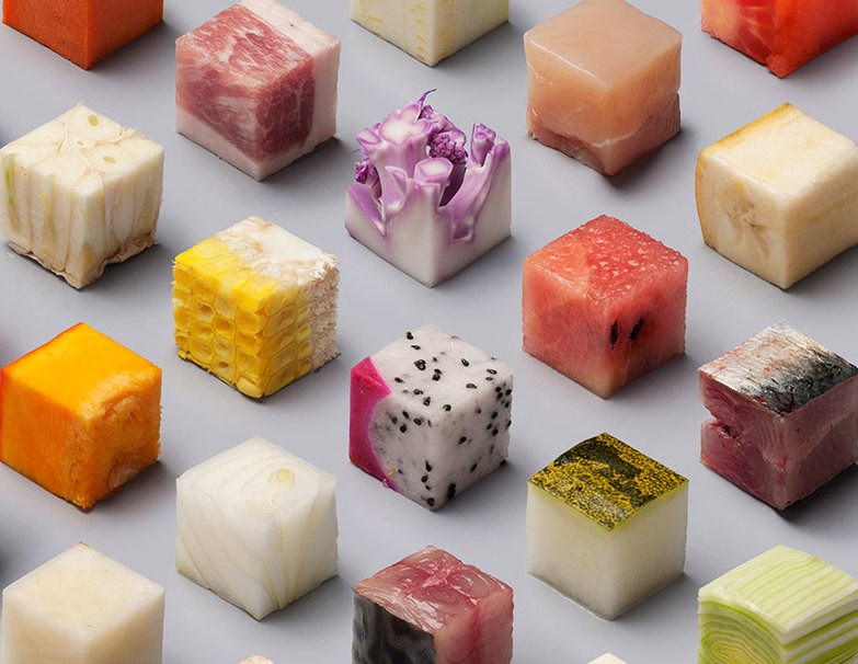 These Photos of Perfectly Cut Food Cubes Can Satisfy Even the Most