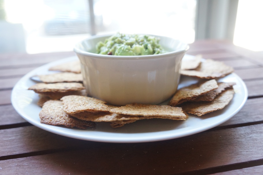SingleServe Homemade Chips and Guac