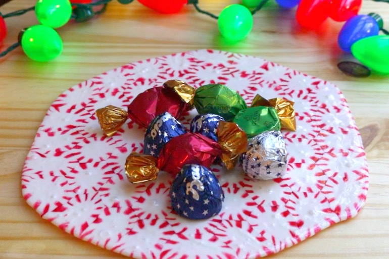 How to Turn Peppermint Candy into a Serving Tray