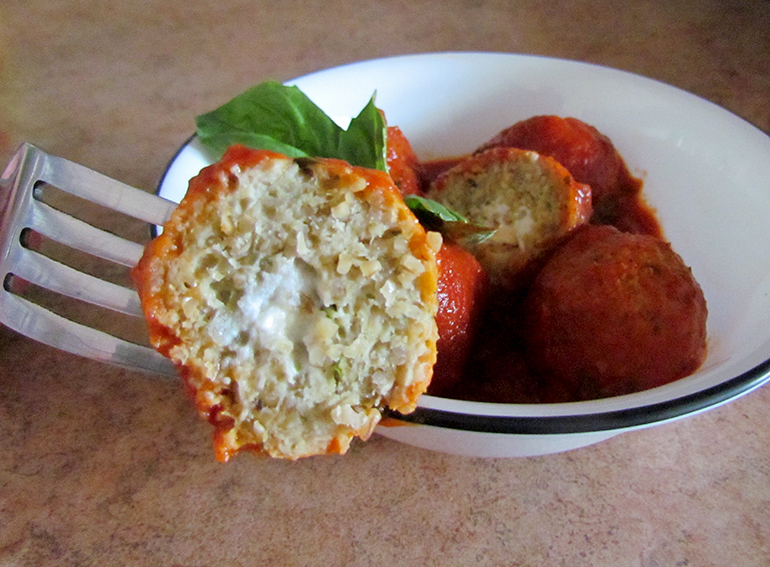 Transform Your Oatmeal Into Goat Cheese Chicken Meatballs