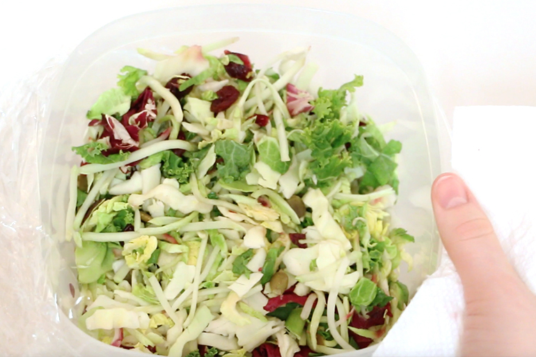 How to Make Your Leftover Salad Stay Crisp Longer