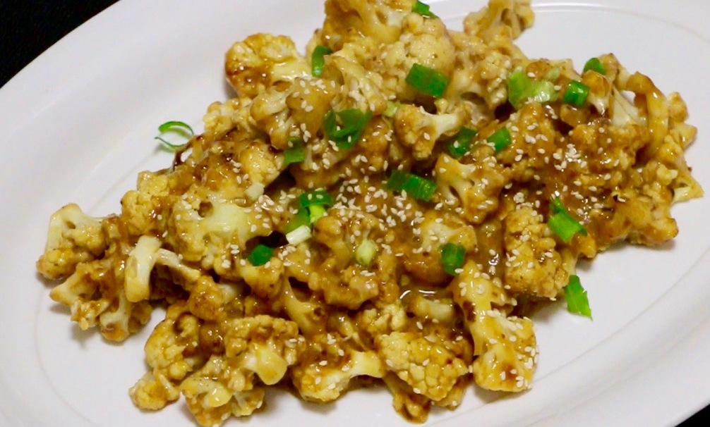 How to Make Vegetarian "Orange Chicken" Cauliflower