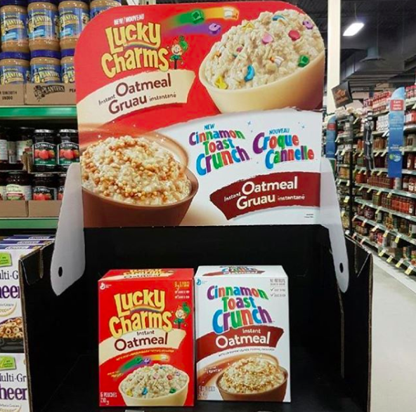 Cinnamon Toast Crunch and Lucky Charms Instant Oatmeal Has Arrived