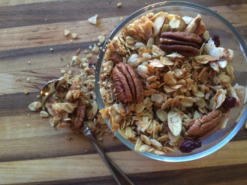 sweet, granola, cereal, pecan