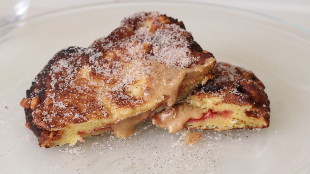 cake, chocolate, toast, french toast