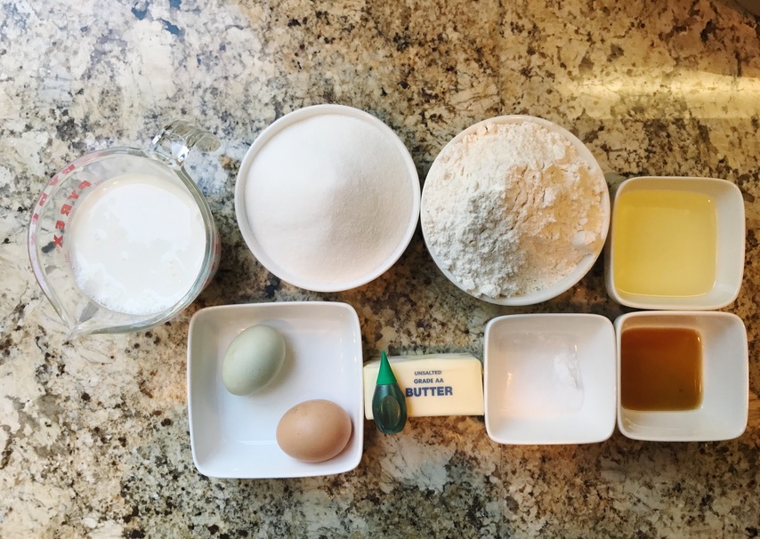 flour, cereal, egg, milk