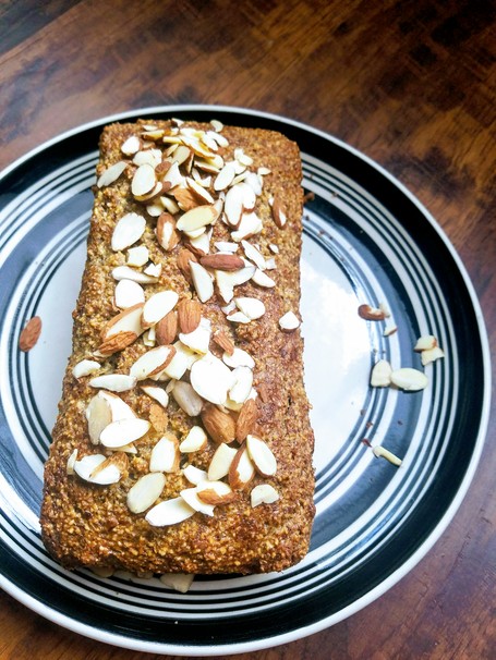 bread, toast, almond, banana, french toast, honey