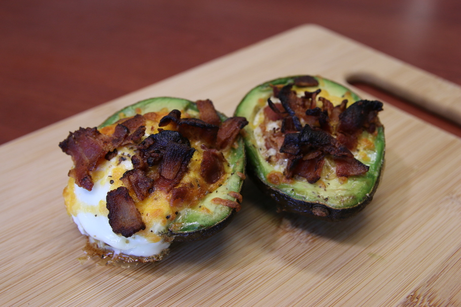 cheddar, cheese, egg, avocado, bacon
