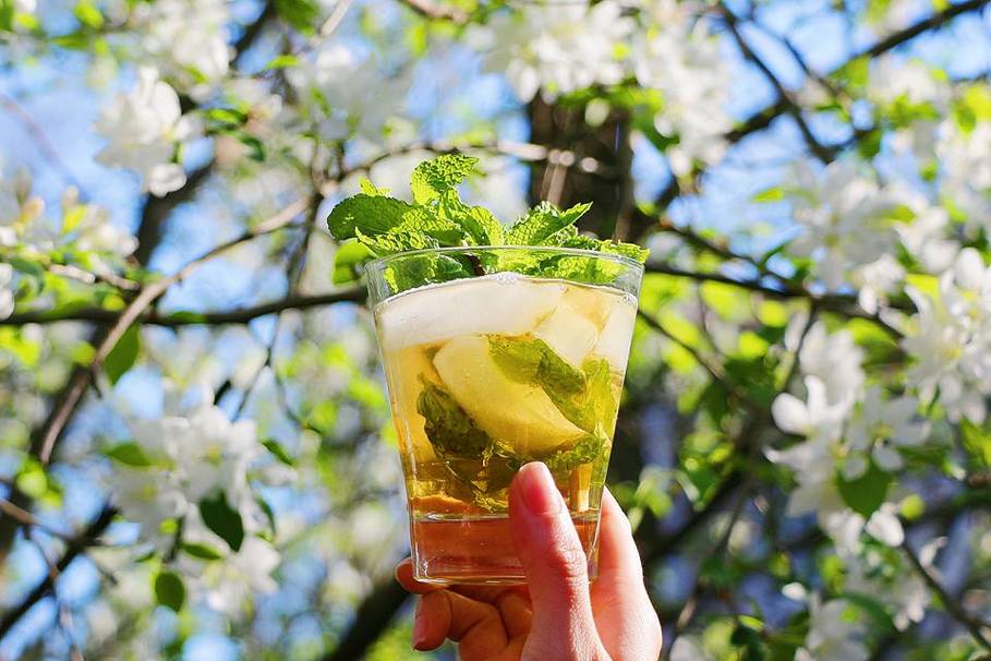 mint, ice, cocktail, lemon, tea, juice, iced tea, lime, lemonade