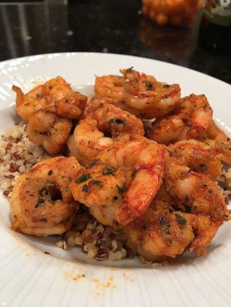 prawn, rice, garlic, shrimp