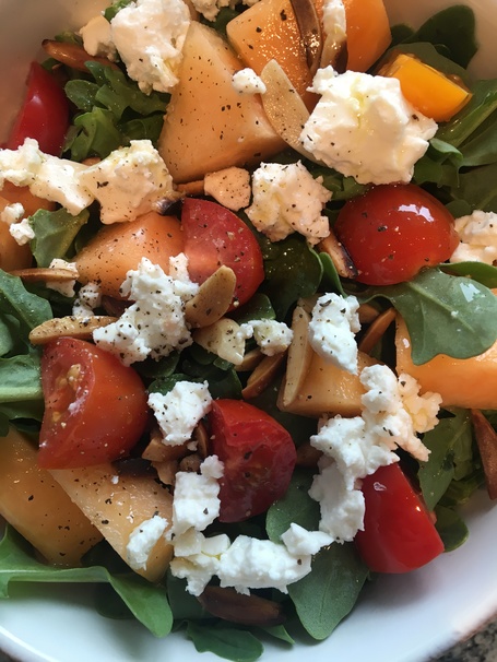 tomato, cheese, salad