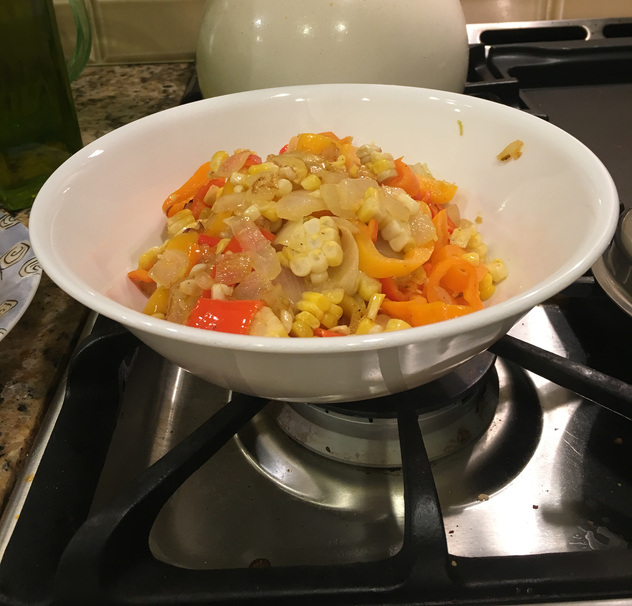 chicken, paella, shrimp