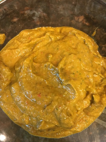 vegetable, meat, sauce