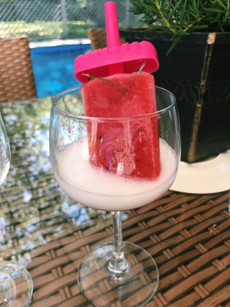 ice, strawberry, watermelon, sorbet, cream, yogurt