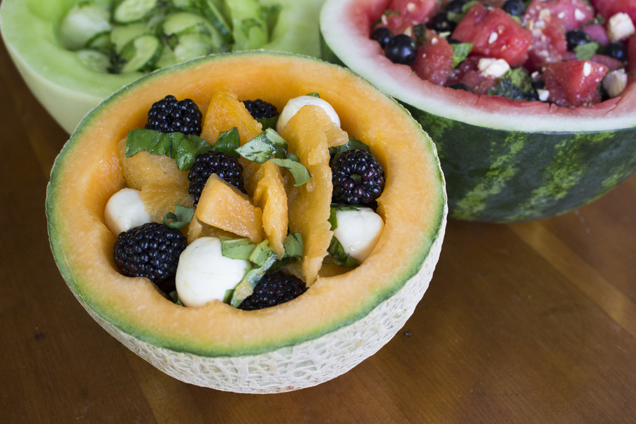 3 Melon Salad Recipes You Can Serve Straight From the Melon