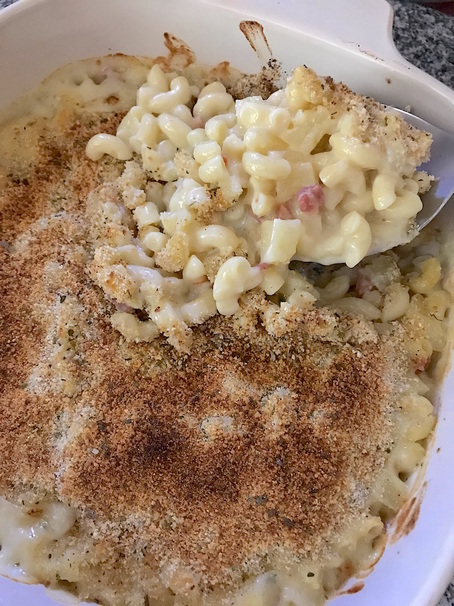 Camp cheese macaroni