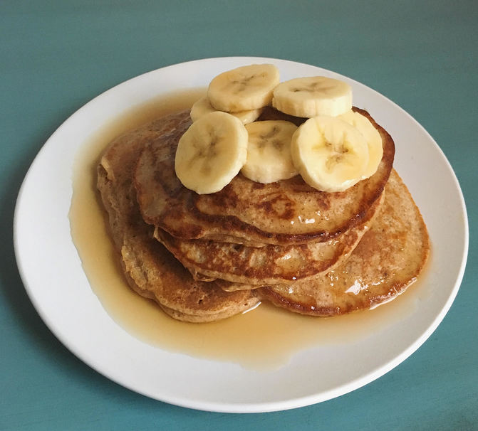 sweet, french toast, peanut, peanut butter, butter, pancake, maple syrup, syrup, banana