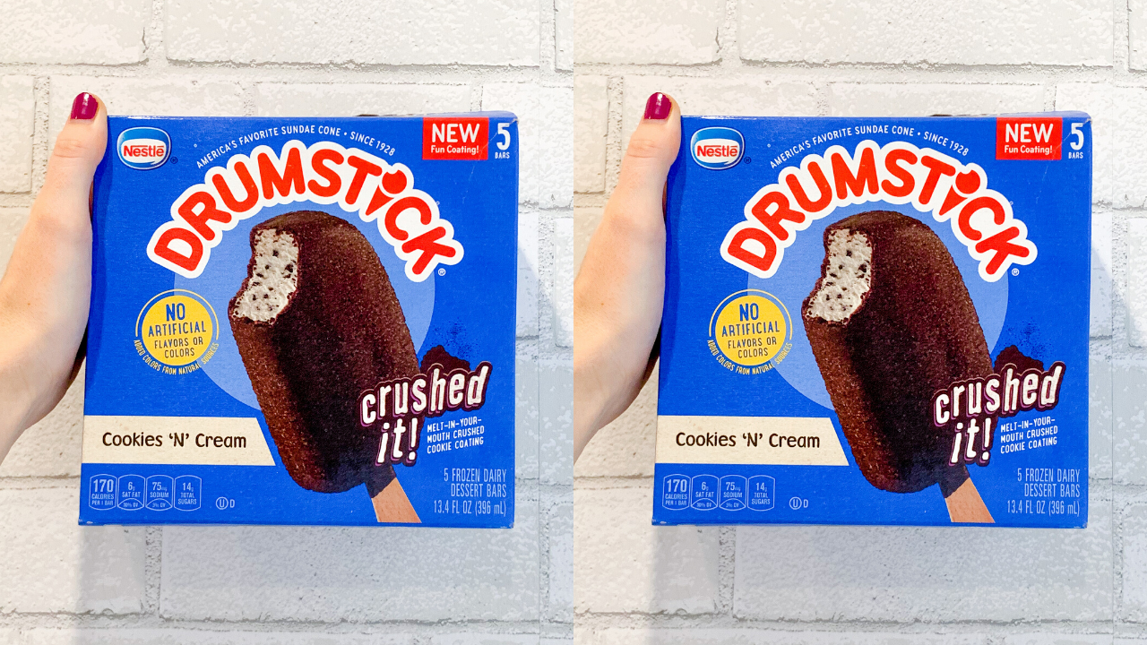 Drumstick Releases New ‘Crushed It!’ Cookie Crumb Coated Ice Cream Bars
