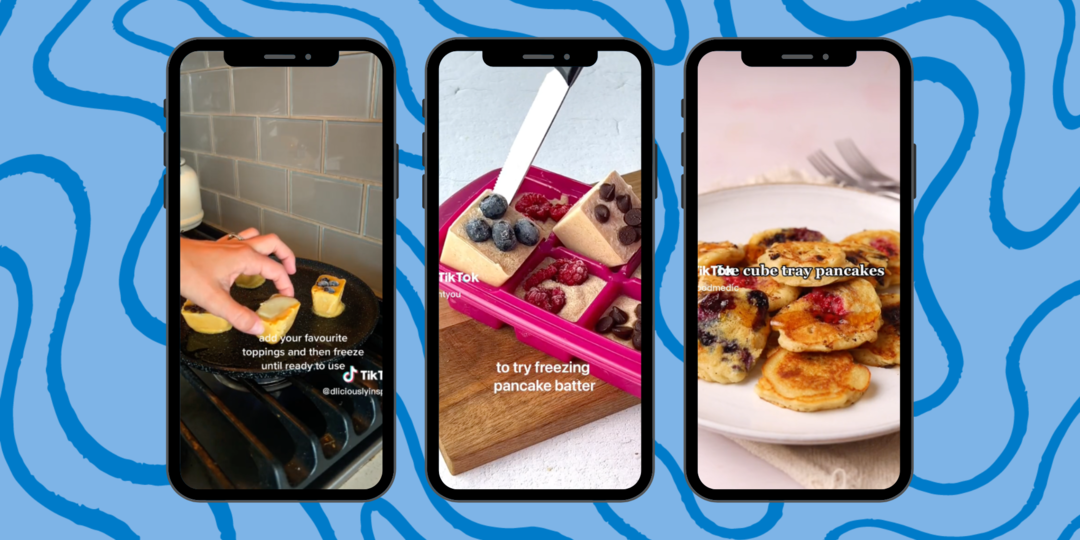 Freeze Pancake Batter In Ice Cube Trays For The Easiest Mornings