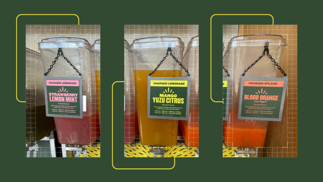 Drink Panera Bread's Lemonade Chargers