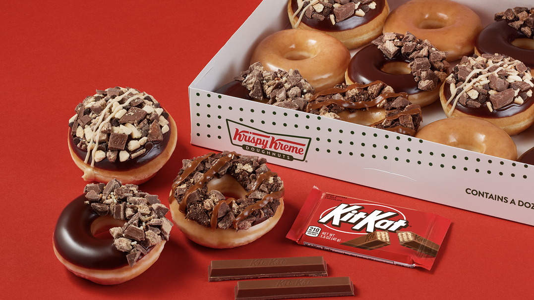 The New Krispy Kreme Kit Kat Doughnut Unveil A Chocolate Lover's Dream