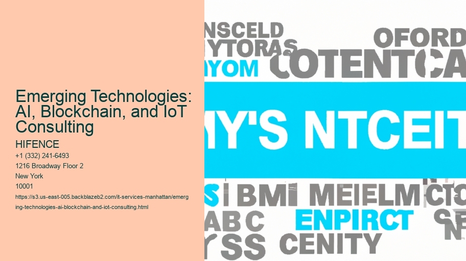 Emerging Technologies: AI, Blockchain, and IoT Consulting