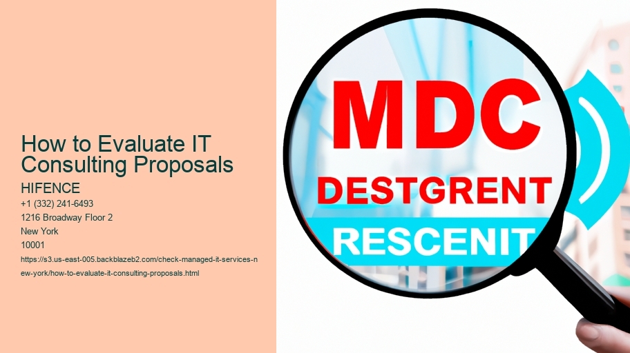 How to Evaluate IT Consulting Proposals and Contracts