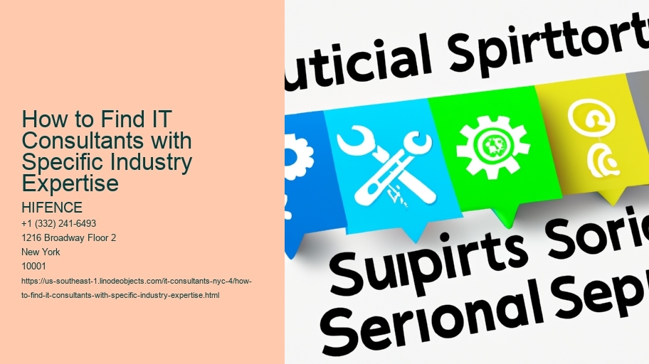 How to Find IT Consultants with Specific Expertise