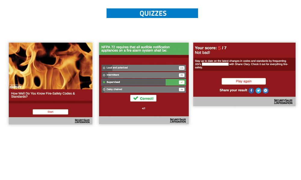 Security Sales & Integration - Quizzes