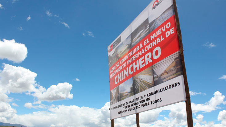 MTC: aeropuerto de Chinchero se construirá como obra pública
