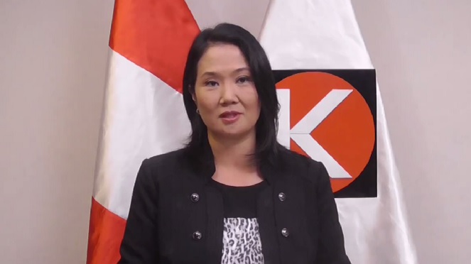 Keiko Fujimori: "Le deseamos éxito al presidente Vizcarra en su gestión"