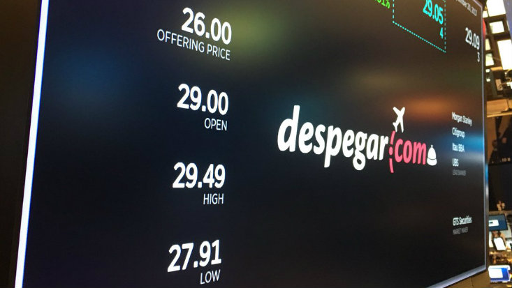Despegar.com debutó en la Bolsa de Nueva York