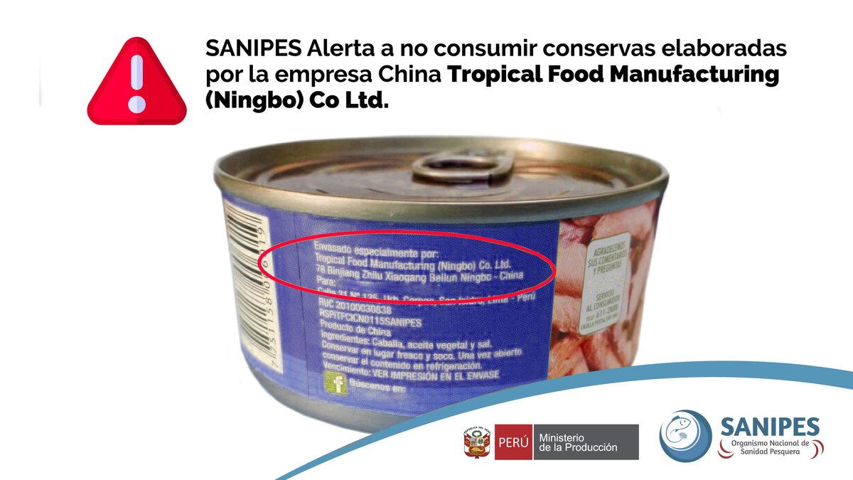 Indecopi incautó 200,000 latas de conserva china con la marca Idelbueno